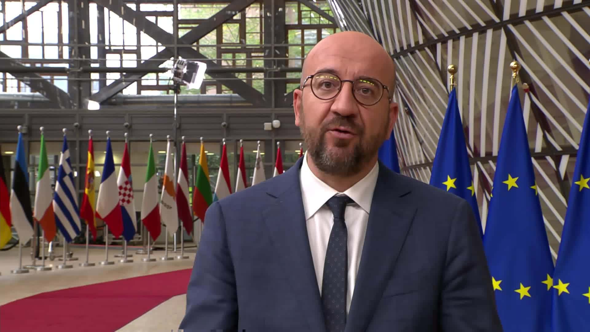 Doorstep statement by Charles Michel, President of the European Council